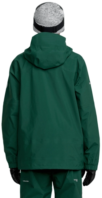 Volcom Anyox Guide Gore Pro Shell Jkt Black Green - M 