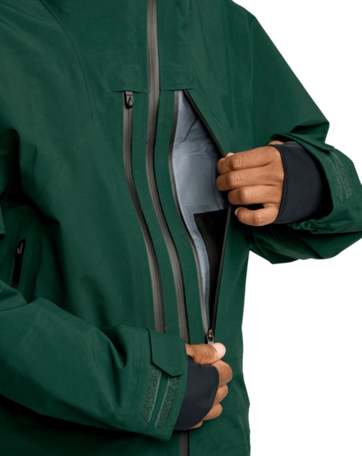 Volcom Anyox Guide Gore Pro Shell Jkt Black Green - M 