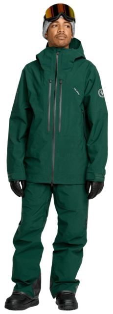 Volcom Anyox Guide Gore Pro Shell Jkt Black Green - M 