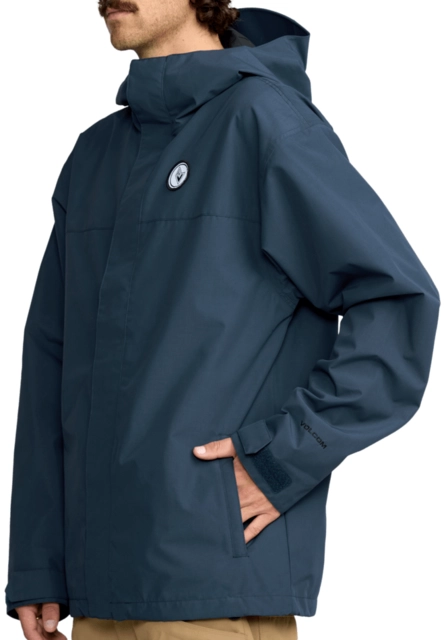 Volcom Buckthreeeighty Jacket Deep Blue - M 