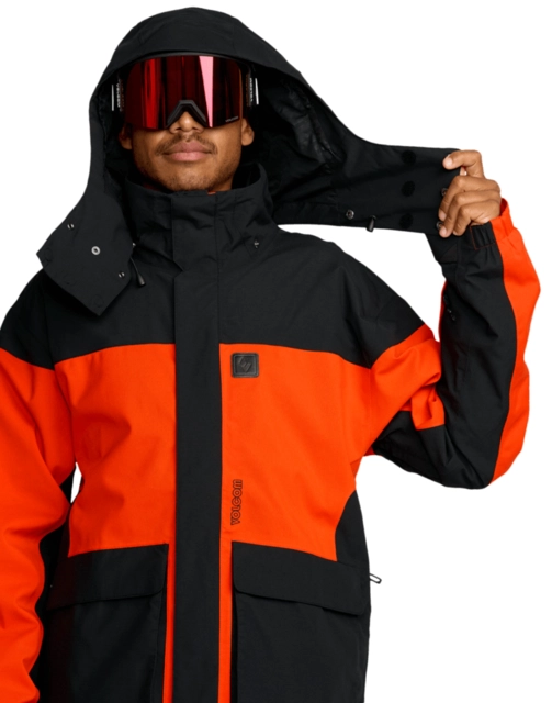 Volcom Kleveland Jacket Orange Shock - L 