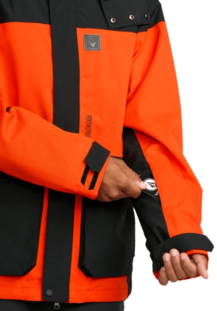 Volcom Kleveland Jacket Orange Shock - L 