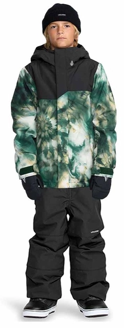 Volcom Stone.91 Jkt + Barkley Bib Snowboard/skidress med ZipTech for barn 