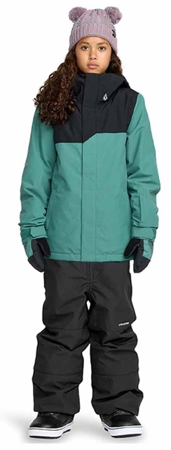 Volcom Stone.91 Jkt + Barkley Bib Snowboard/skidress med ZipTech for barn 