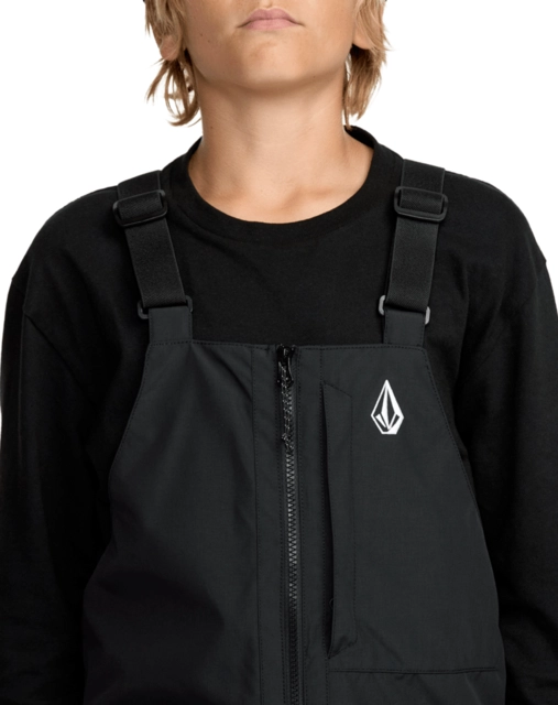 Volcom Barkley Ins Bib Overall Black - L/12år 