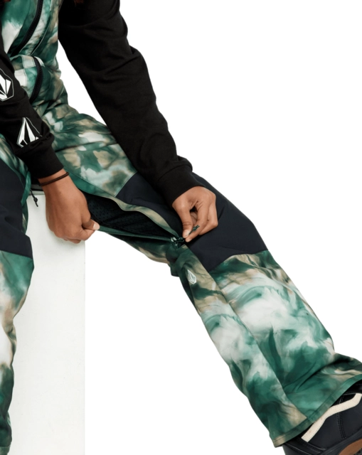 Volcom Barkley Ins Bib Overall Green - L/12år 