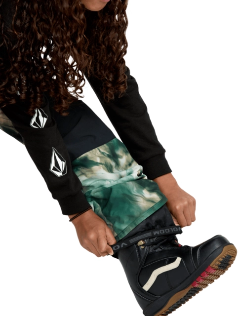 Volcom Barkley Ins Bib Overall Green - L/12år 