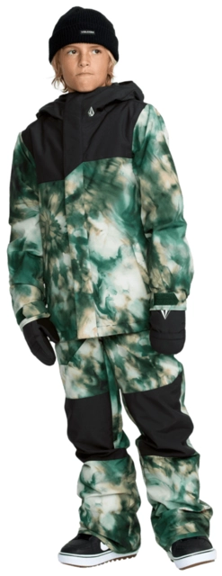 Volcom Barkley Ins Bib Overall Green - L/12år 