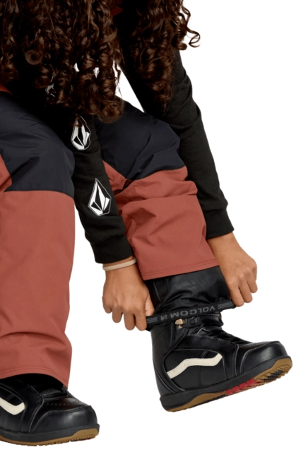 Volcom Barkley Ins Bib Overall Henna - L/12år 