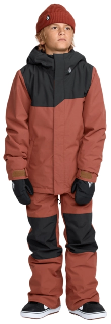 Volcom Barkley Ins Bib Overall Henna - L/12år 