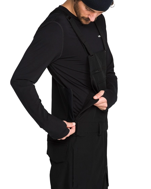 Volcom Roan Bib Overall Black - L 