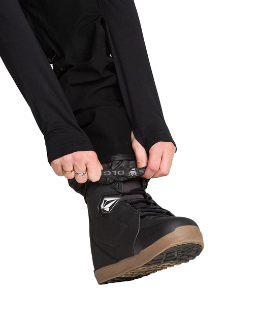 Volcom Roan Bib Overall Black - L 