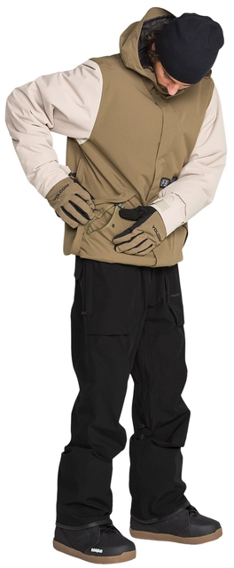 Volcom Roan Bib Overall Black - L 