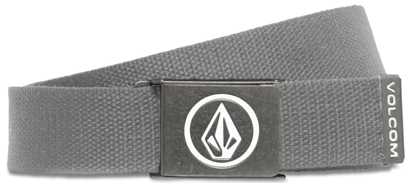 Volcom Circle Web Belt Heather Grey - One Size