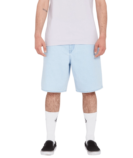 Volcom Billow Denim Short Light Blue