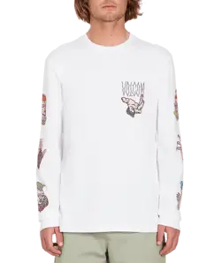 Volcom Connected Minds LS Tee White