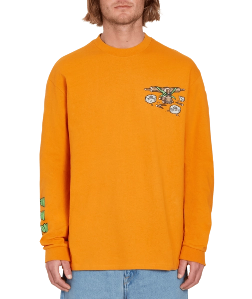 Volcom FA Todd Bratrud LS Tee Saffron