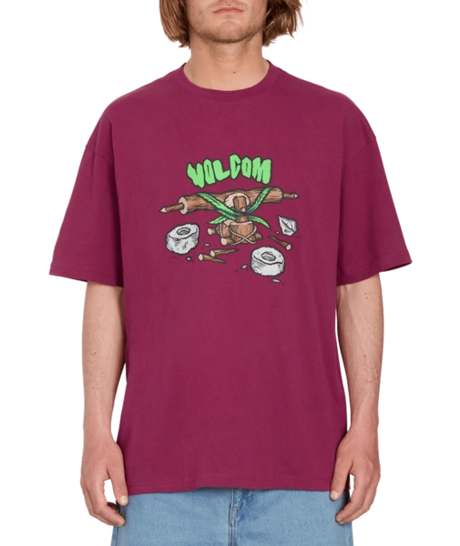 Volcom FA Todd Bratrud LSE SS Tee 1 Plum