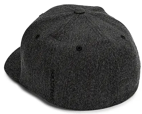 Volcom Full Stone Hthr Flexfit Hat Charcoal Heather - L/XL 