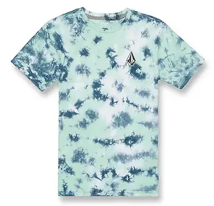Volcom Iconic Stone Dye SS Tee Temple Teal