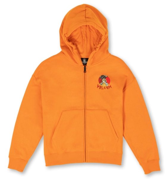 Volcom Sanair Zip Fleece Saffron