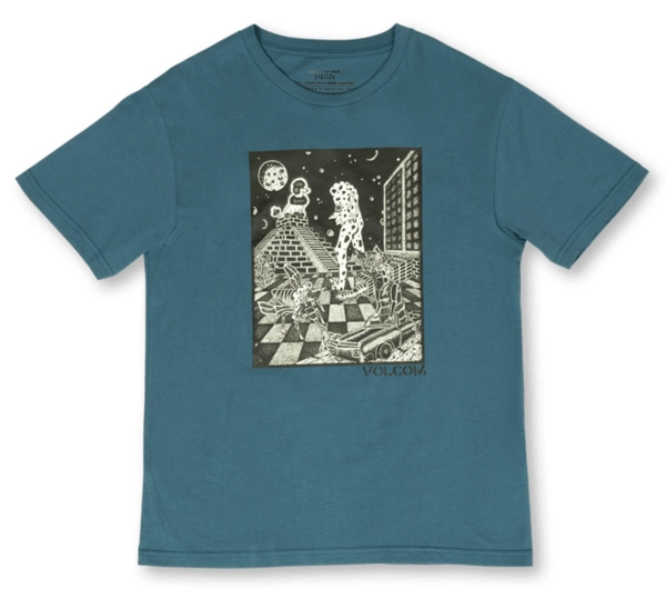 Volcom Stone Enchantment SS Tee Cruzer Blue