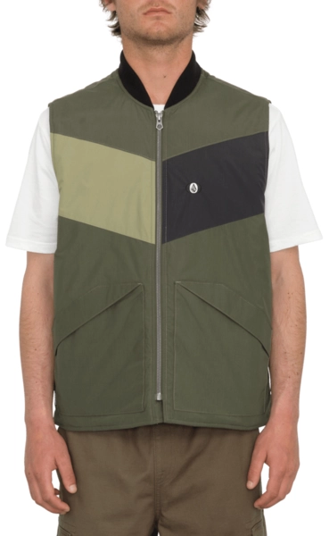 Volcom Prysmer Vest Squadron Green