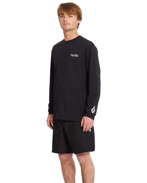 Volcom Pistol Surf LS Tee Black - L 