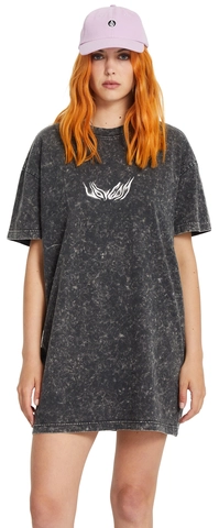 Volcom FA Alix Tee Dress Vintage Black