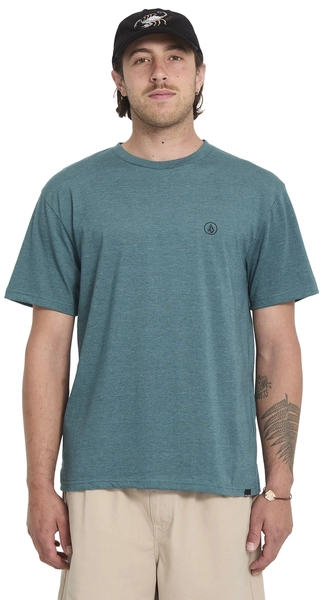 Volcom Circle Blanks HTH SS Tee Rifle Green
