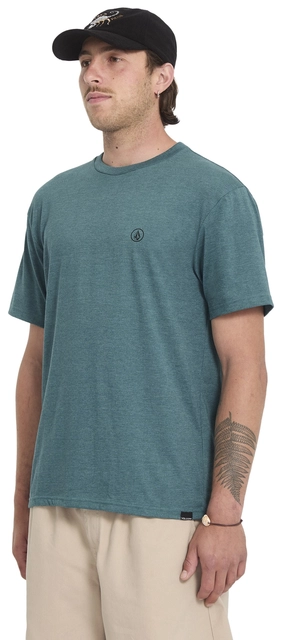 Volcom Circle Blanks HTH SS Tee Rifle Green - L 