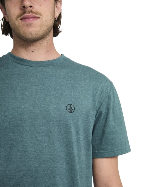 Volcom Circle Blanks HTH SS Tee Rifle Green - L 