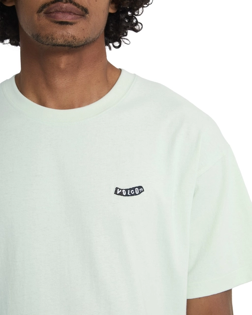 Volcom Pistol Stone Loose SS Tee Pale Aqua - L 