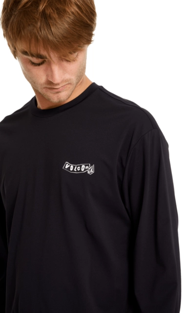 Volcom Pistol Surf LS Tee Black - L 