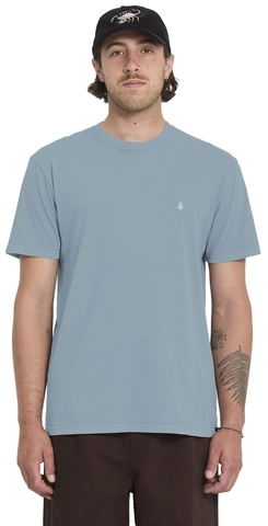 Volcom Solid Stone Emb SS Tee Tradewinds