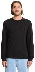 Volcom Stone Blanks Basic LS Tee Black - L