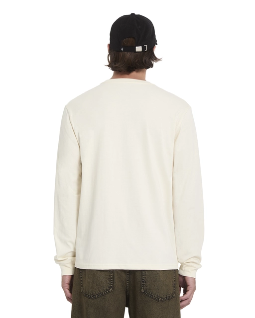 Volcom Stone Blanks Basic LS Tee Dirty White - L 