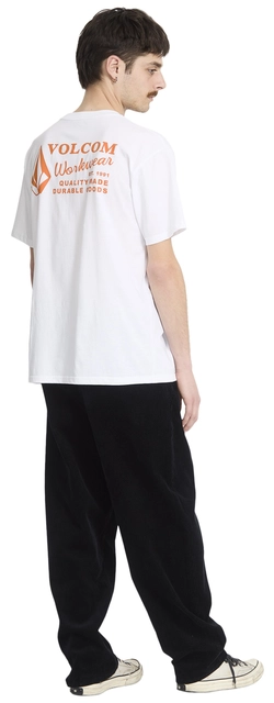 Volcom Workwear SS Tee White Combo - L 