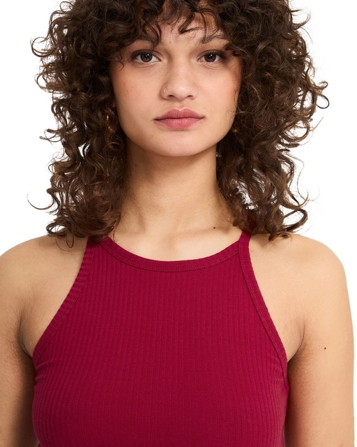 Volcom Leelee Tank Deep Red - S 