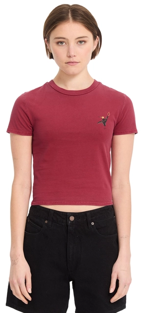 Volcom Moove On SS Tee Deep Red - M 