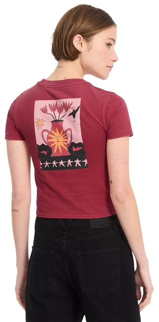 Volcom Moove On SS Tee Deep Red - M 