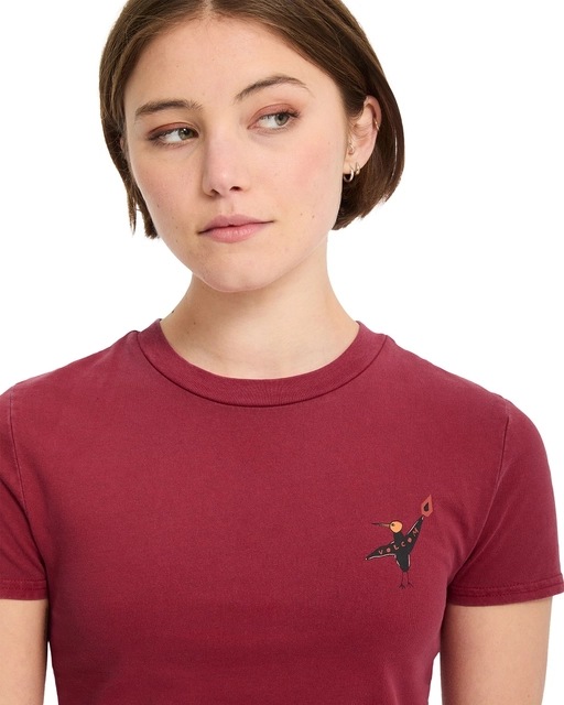 Volcom Moove On SS Tee Deep Red - M 
