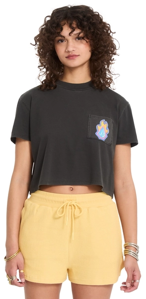 Volcom Pocket Dial SS Tee Vintage Black