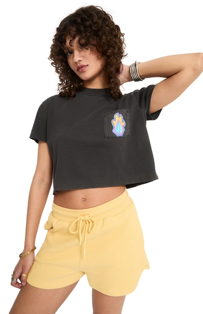 Volcom Pocket Dial SS Tee Vintage Black - S 