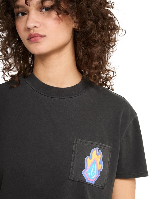 Volcom Pocket Dial SS Tee Vintage Black - S 