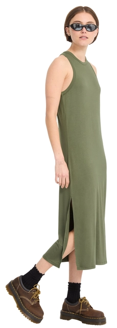 Volcom Stonelight Dress Bayleaf - S 
