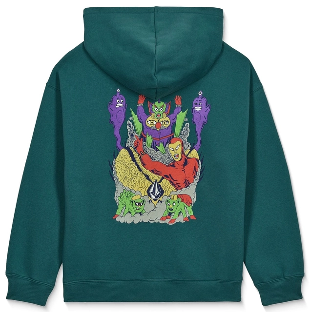 Volcom FA Ben Sanaire Pullover Rifle Green - L/12år 