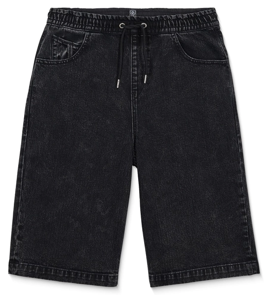 Volcom Freazy Loose Denim EW Short Blackity Black