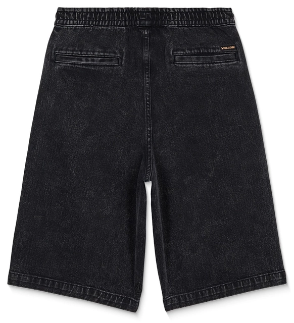 Volcom Freazy Loose Denim EW Short Blackity Black - L/12år 
