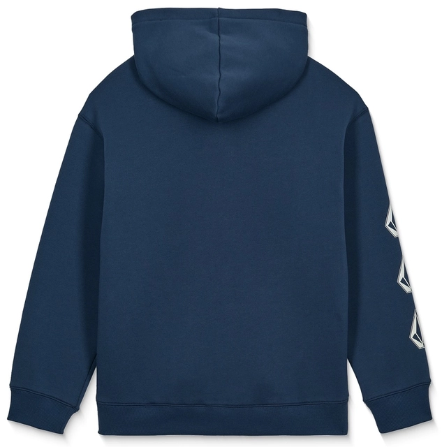 Volcom Iconic Stone GID Zip Dust Bowl Indigo - L/12år 